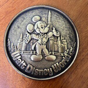 Vintage Walt Disney World Mickey Coasters - Set of 4